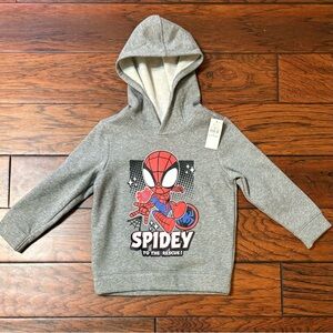 NEW NWT Marvel Spidey His Amazing Friends To The Rescue Toddler Boy Hoodie 3T